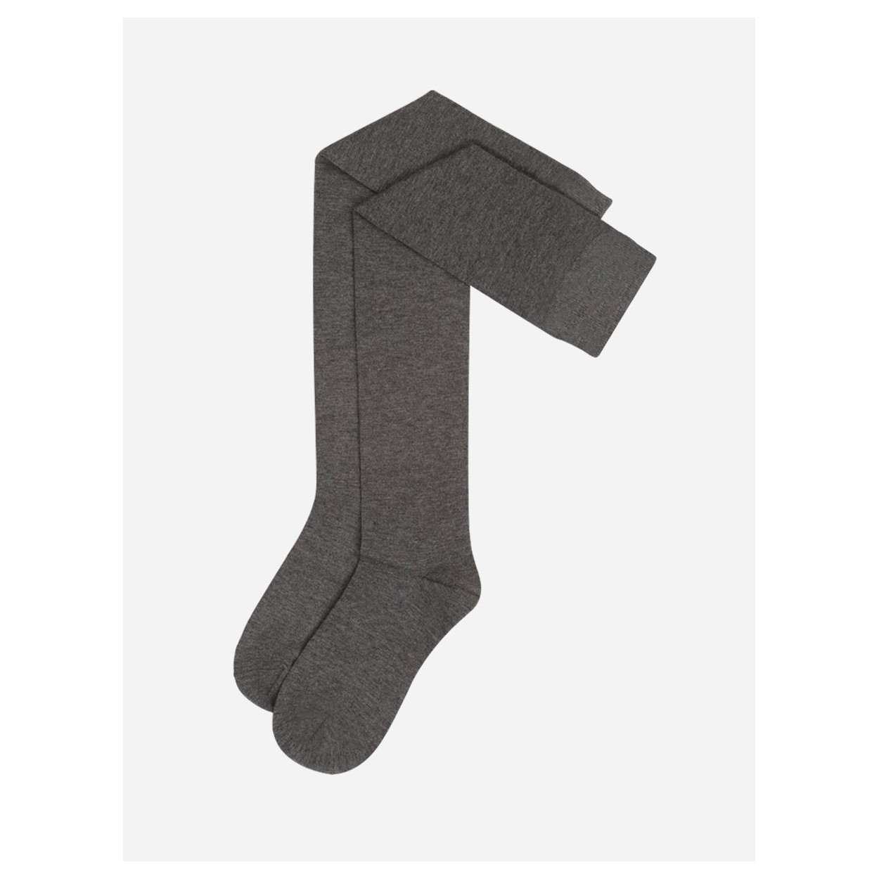 Skarpetki zakolanówki szare