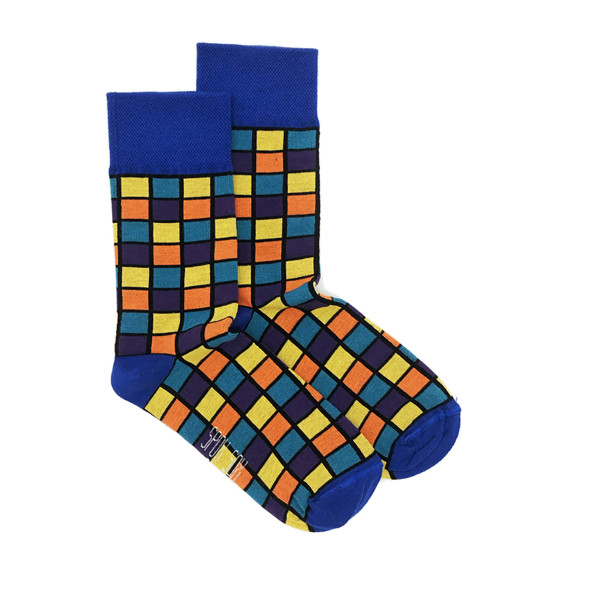 Kolorowe skarpetki - Kostka Rubika