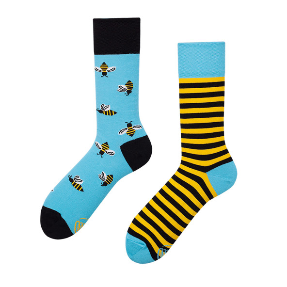 Stopki "Bee Bee" - Pszczoły i Paski w Harmonii Kolorów