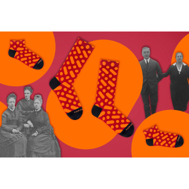 Kolorowe skarpetki - Wilcza 13m4