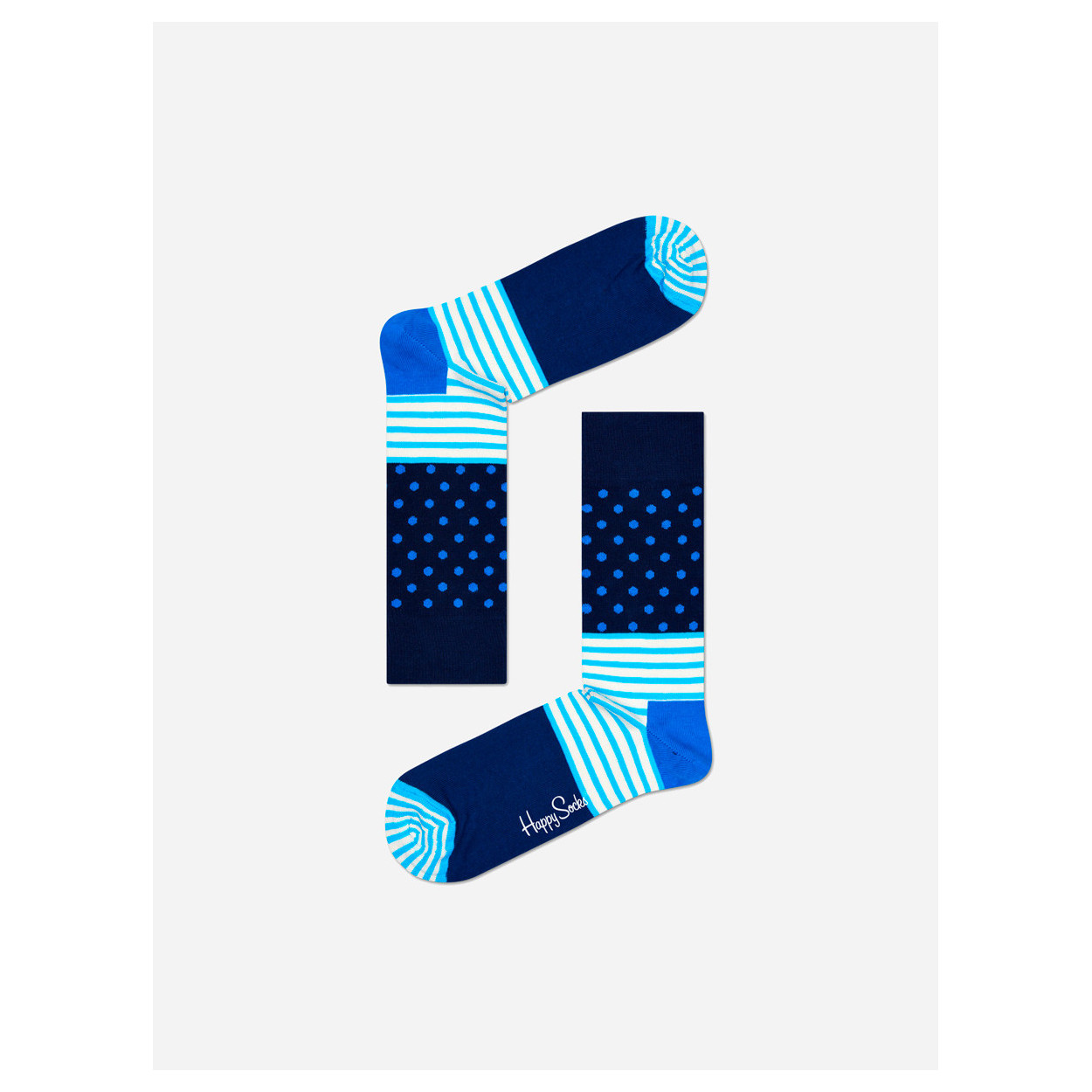 Kolorowe skarpetki - Stripes & Dots sock