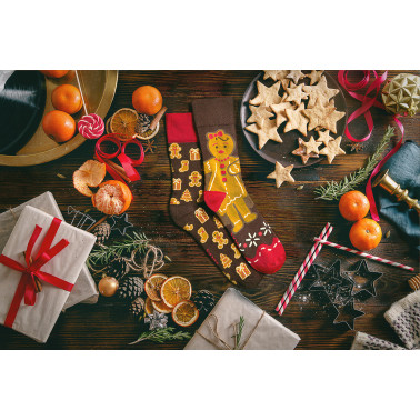 🍪 Świąteczne Smakołyki - Skarpetki Pełne Piernikowych Tradycji 🎄